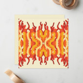 Tanzen Sunburst Pop der Abstrakten Kunst Mitteilungskarte (Vorderseite/Rückseite Beispiel)