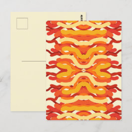 Tanzen Sunburst Pop der Abstrakten Kunst Postkarte