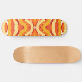 Tanzen Sunburst Pop der Abstrakten Kunst Skateboard (Horizontal)
