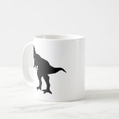Tanzen T-Rex Entwurf Kaffeetasse (Vorderseite Links)