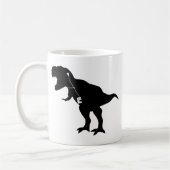 Tanzen T-Rex Entwurf Kaffeetasse (Links)