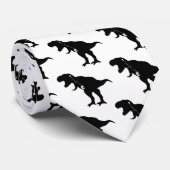 Tanzen T-Rex Entwurf Krawatte (Gerollt)