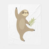 Tanzen-Trägheit | warum nicht? Fleecedecke (Vorderseite)