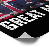 Tanzen Trump Santa und DJ Vance machen Weihnachten Poster (Ecke)