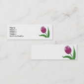 Tanzen-Tulpe-Visitenkarte Mini Visitenkarte (Vorne/Hinten)