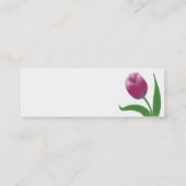 Tanzen-Tulpe-Visitenkarte Mini Visitenkarte (Rückseite)