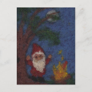 Tanzen um das Feuer Postkarte