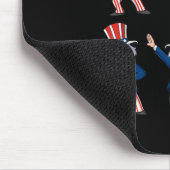 Tanzen Uncle Sam 4. Juli Tanz Challenge Boys Mousepad (Ecke)