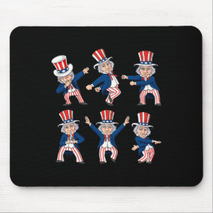 Tanzen Uncle Sam 4. Juli Tanz Challenge Boys Mousepad