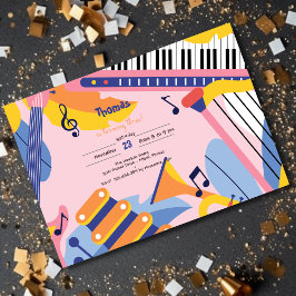 Tanzen und Kindergeburtstag Einladung