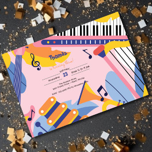 Tanzen und Kindergeburtstag Einladung