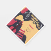 Tanzen und Kindergeburtstag Serviette (Ecke)