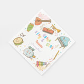 Tanzen und Kindergeburtstag Serviette (Ecke)