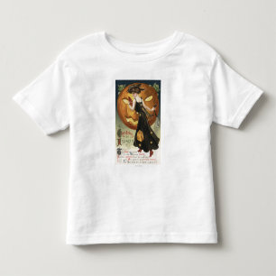 Tanzen und Kürbis Halloweens GreetingWitch Kleinkind T-shirt