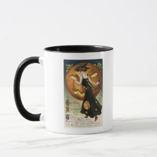 Tanzen und Kürbis Halloweens GreetingWitch Tasse