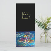 TANZEN UND MUSIK IN DER NACHT EINLADUNG (Stehend Vorderseite)