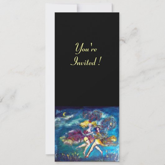 TANZEN UND MUSIK IN DER NACHT EINLADUNG (Vorderseite)