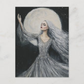 Tanzen unter Vollmond Postkarte (Vorderseite)