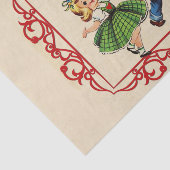 Tanzen Valentine Sweethearts Tissue Seidenpapier (Ausschnitt)