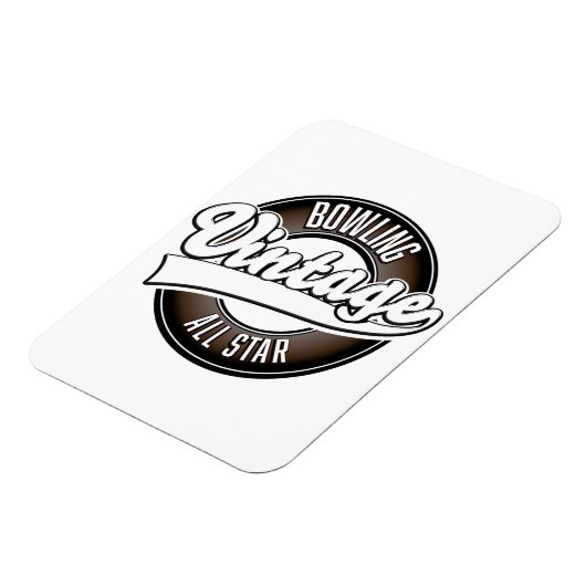 Tanzen Vintages Allstar-Logo Magnet (Linke Seite)