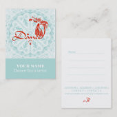 TANZEN - Visitenkarte (Vorne/Hinten)