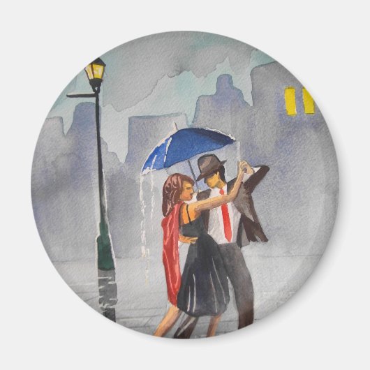 TANZEN VON COUPLE UMBRELLA MAGNET (Vorne)