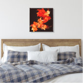 Tanzen von Feuervögeln Abstrakt Quad Canvas Printw Leinwanddruck (Insitu (Schlafzimmer))