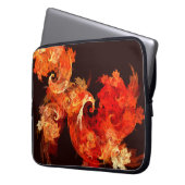 Tanzen von Feuervögeln Abstrakte Kunst Laptopschutzhülle (Vorderseite Links)