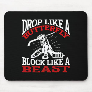 Tanzen wie ein Schmetterling Blockieren wie ein Bi Mousepad