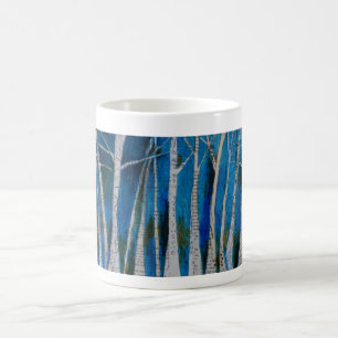 Tanzen-Winter-Bäume Kaffeetasse