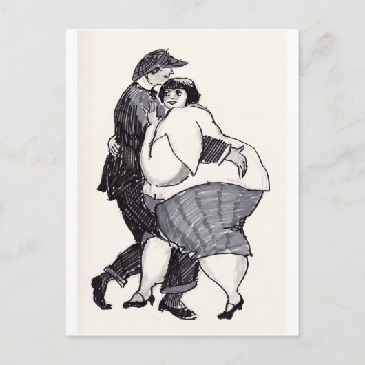 Tanzen - Zille Postkarte (Vorderseite)