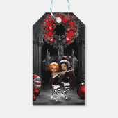 Tanzen zu Weihnachten. Geschenkanhänger (Rückseite)