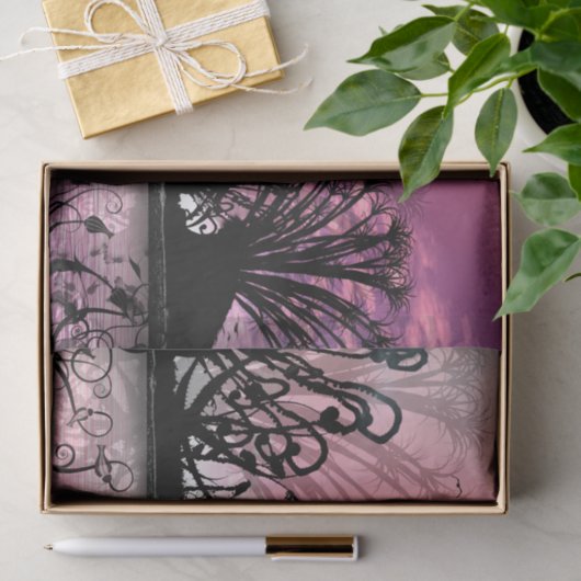 Tanzen zur Violine Seidenpapier (Geschenk)