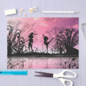 Tanzen zur Violine Seidenpapier (Handwerk)