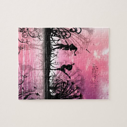 Tanzen zur Violinenmusik Puzzle (Horizontal)