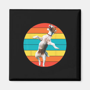 Tanzend Hundeshirt - Hund Lover Vintager Funny Dan Magnet