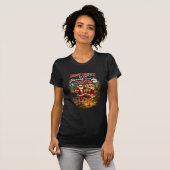 Tanzend mit dem Weihnachtsmann T-Shirt (Vorne ganz)