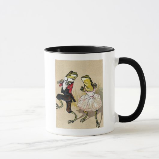 Tanzend mit den Fröschen Tasse (Rechts)