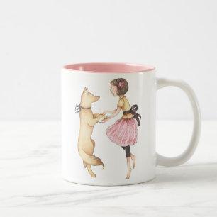 "Tanzend mit der mein Hunde" Tasse