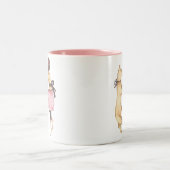 "Tanzend mit der mein Hunde" Tasse (Mittel)
