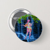 Tanzend mit der Natur Button (Vorne & Hinten)