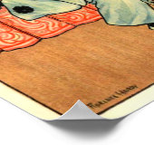 Tanzend mit Mistelzweig Poster (Ecke)