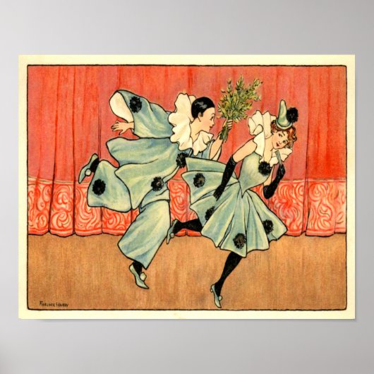 Tanzend mit Mistelzweig Poster (Vorne)