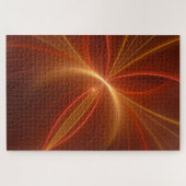 Tanzend mit moderner abstrakter Fraktalkunst Puzzle (Horizontal)