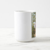 "Tanzend verlässt" weiße Keramikkaffee-Tasse Kaffeetasse (Mittel)