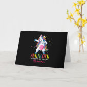 tanzend wie eine Tante nur phantastischen Ding uni Karte (Gelbe Blume)