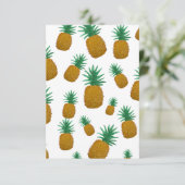 Tanzende Ananas Begleitkarte (Stehend Vorderseite)