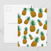 Tanzende Ananas Postkarte (Vorne/Hinten)