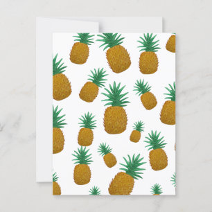 Tanzende Ananas Postkarte