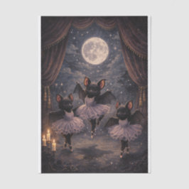 Tanzende Ballerina-Fledermäuse Seidenpapier